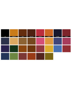 Nuancier de couleurs de cuir pour sandales sur mesure